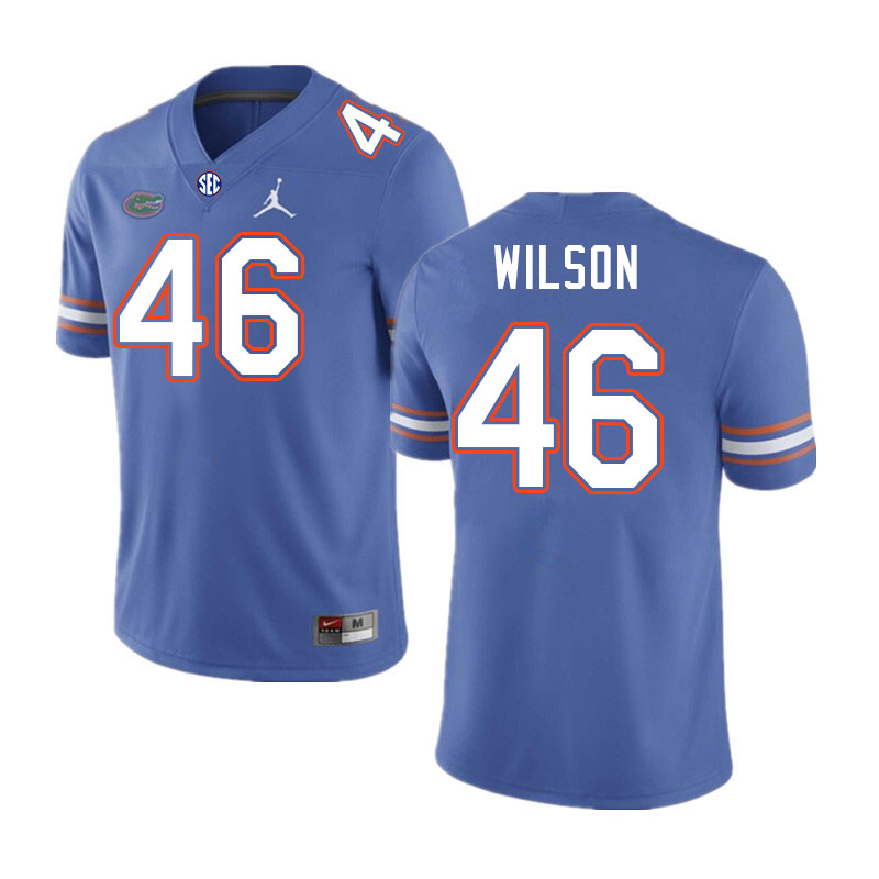 Men #46 Ethan Wilson Florida Gators College Football Jerseys Stitched-Royal